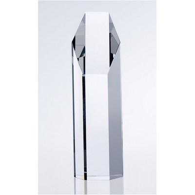 Hexagon Tower Award, Medium (3"x7-1/2"H)