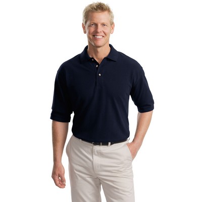 Port Authority® Tall Heavyweight Cotton Pique Polo Shirt