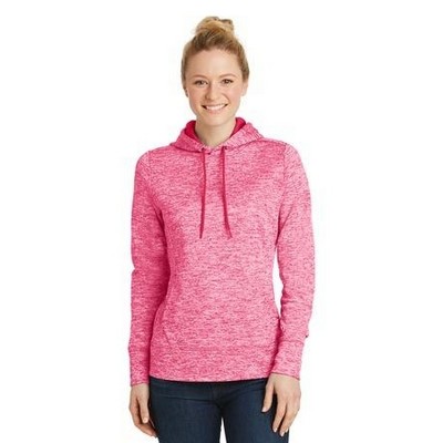 Sport-Tek® Ladies PosiCharge® Electric Heather Fleece Hooded Pullover