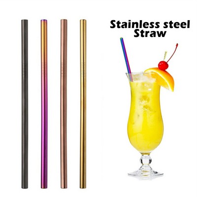 Straight Metal Straws