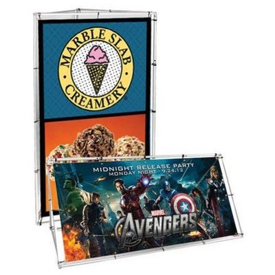 Monsoon Banner Stand w/ 2 Scrim Banners