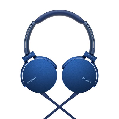 Sony® EXTRA BASS™ Headphones (Blue)