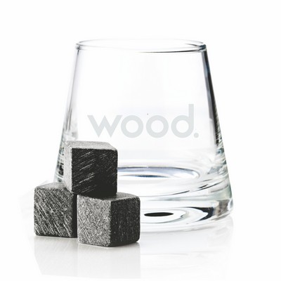 Glacier Rocks® Soapstone Cube and Tumbler (Set of 8) by Viski®