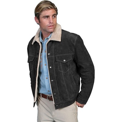 Men's Boar Suede Jean Jacket