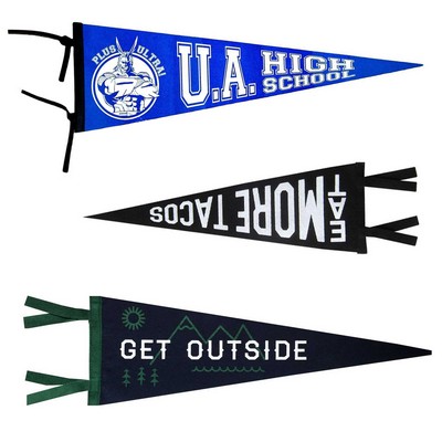 Full-Color Felt Strip Pennants