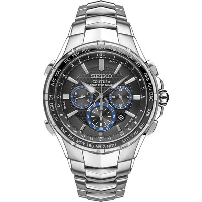 Men's Seiko Coutura Radio Sync Solar Chronograph Watch