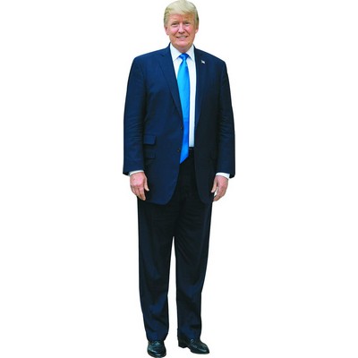 Donald Trump Smiling Cardboard Cutout Stand Up| Standee Picture Poster Photo Print Approx. 6 Feet