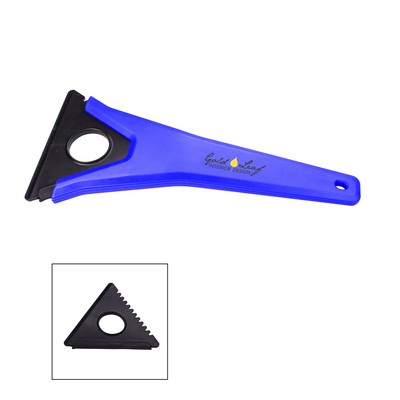 the Essentials Tri-Edge Ice Scraper - Blue