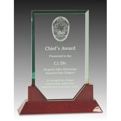 Quadrangle Glass Award (6½"x7¾")