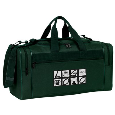 Promotional Travel Bag w/ U Zippered Mouth