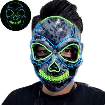 Halloween Skull Light Up Mask