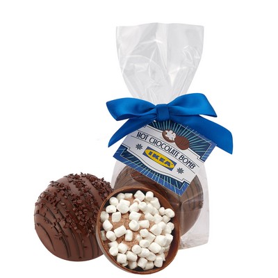 Hot Chocolate Bomb Mug Stuffer - Deluxe Flavor - Milk & Dark Delight