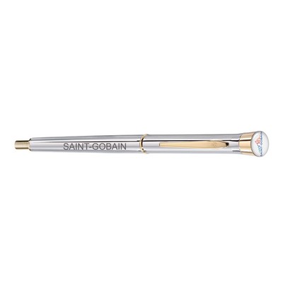 Signature Collection - Garland® USA Made Pencil | Polished Chrome | Gold Accents