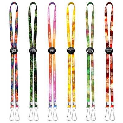 Adjustable Mask Keeper Lanyard with J-Hook