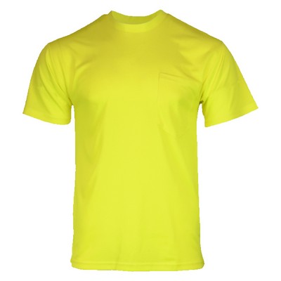 Hi Vis Microfiber Safety Work Shirt, Non-ANSI