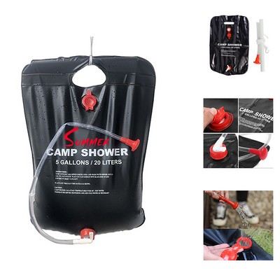 5Gallon Solar Camping Shower Bag