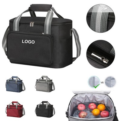 Large Insulated Lunch Bag 24 Can Cooler Tote