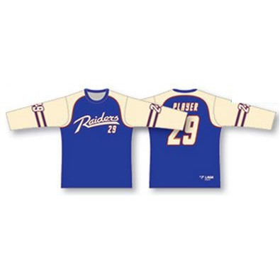 3/4 Sleeve Baseball Jersey w/Team Number On Sleeves