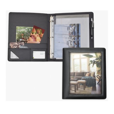 Letter Sized Windowed 3 Ring Binder