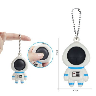 Astronaut Push Pop Bubble Keychain