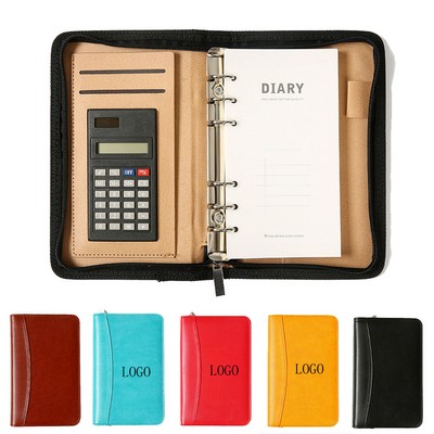 Mini Business Portfolio with Zipper ¨C Padfolio