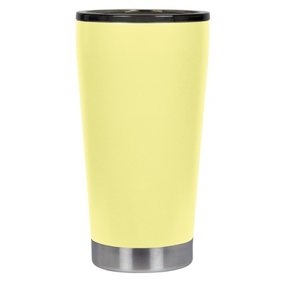 16oz Lemon Drop Tumbler with Smoke Cap