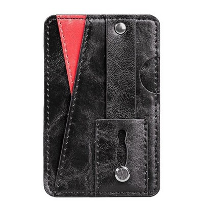 PU Leather 3 In 1 Phone Wallet Holder