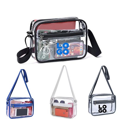 Clear Messenger Shoulder Bag