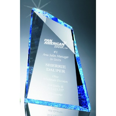 Faceted Mountain Cut Acrylic Award, 10" H