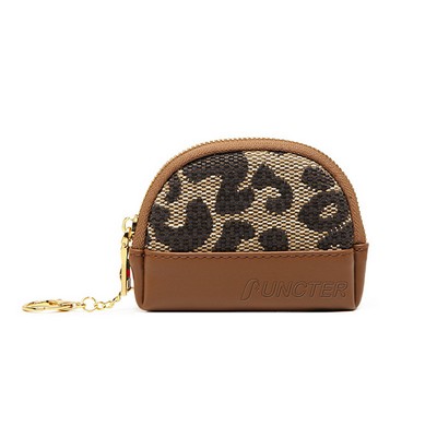 Leopard Print Coin Bag Coin Pouch