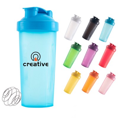 21 Oz. Plastic Shaker Bottles with Mixer