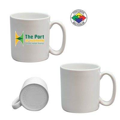 20 Oz. Vitrified White USA Jumbo C-Handle Mug (Screen Printed)