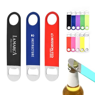 Paddle Style Power Coated Bottle Opener