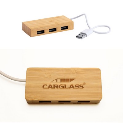 Bamboo HUB 3USB Type C Charging Cable