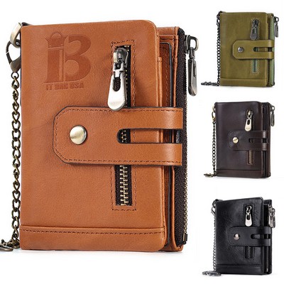 Genuine Leather RFID Card Holders for men