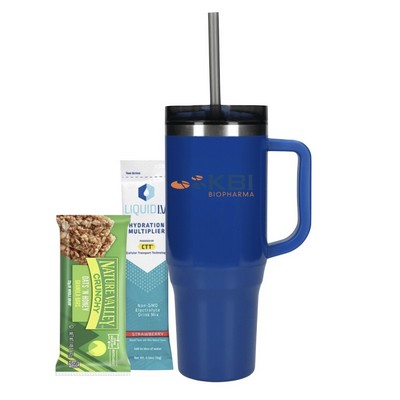 Eco Friendly Tumbler with Hydrate Stick & Granola Bar