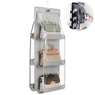 Hanging Closet Organizer Storage Bag with 6 Larger Pockets