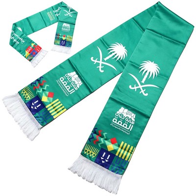 Premium Summer Printing Scarf W/ Tassel