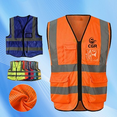 Reflective Mesh Safety Vest