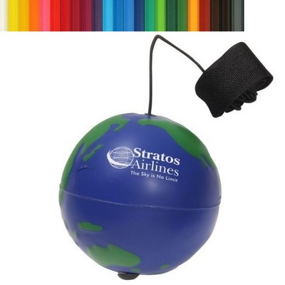 Earth Ball Shape Stress Ball Yo-Yo