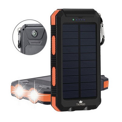 10000Mah Solar Power Bank Banks With Flashlight