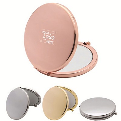 Portable Stainless Steel Compact Mirror