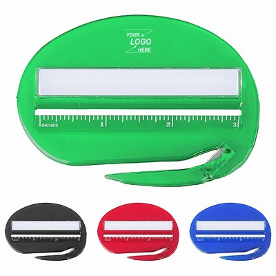 Multifunctional Letter Opener with Ruler and Magnifier