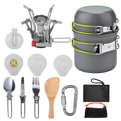 5-Piece Camping Cookware Mess Kit