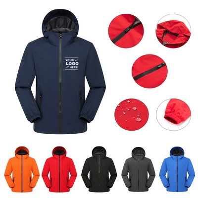 Unisex Casual Hooded Sport Jacket