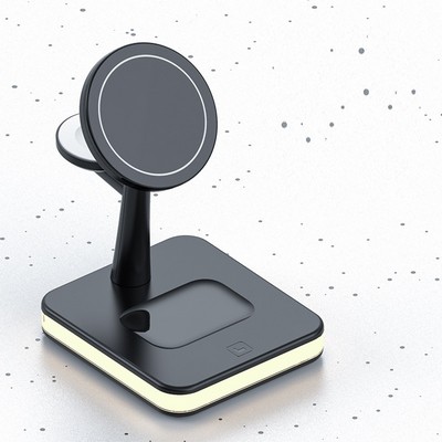 Wireless Charging Station 3-in-1 Charging Station For Multiple Devices