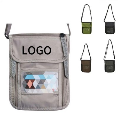 Multi-Functional Neck Passport Bag Travel Pouch