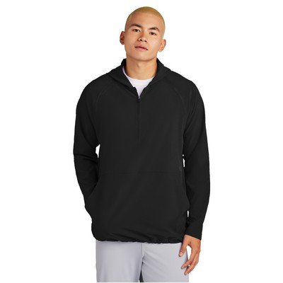 Sport-Tek® Repeat 1/2-Zip Long Sleeve Hooded Jacket