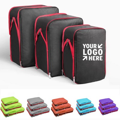 3pcs Lightweight Large Capacity Travel Storage Bag