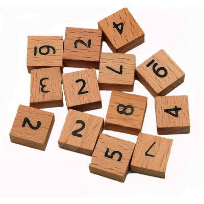 Replacement Wooden Sudoku Small Thinking Tiles - Extra Set of Pieces